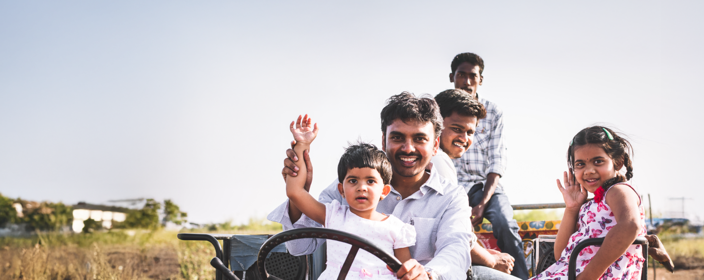 Family in local community